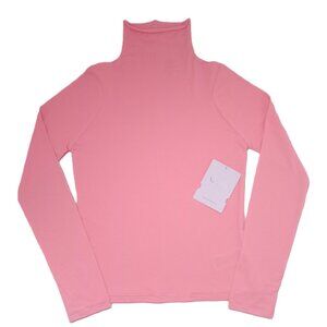 Athleta Girls' Perfect Mock Neck Pastel Pink Casual Sports Everyday Size L/12